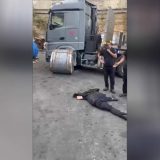 Worker crushed by metal reel