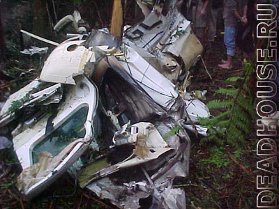 Brazilian plane crash wreckage