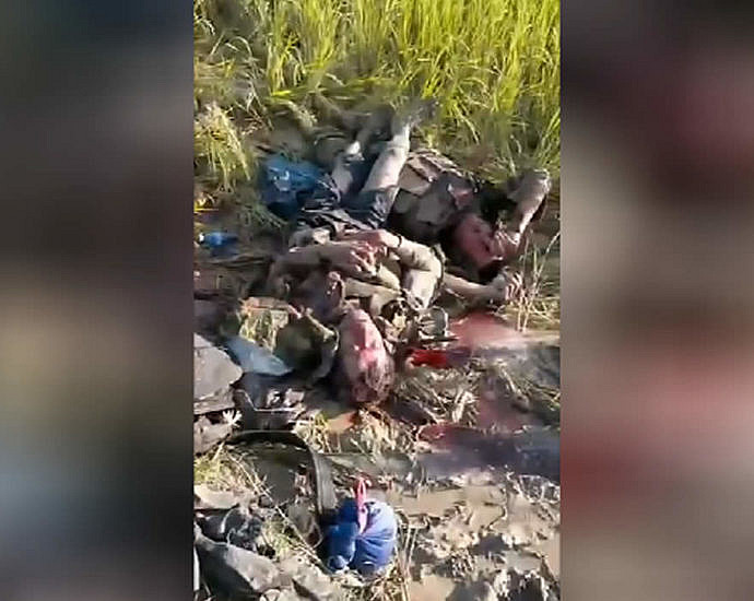 Myanmar military corpses