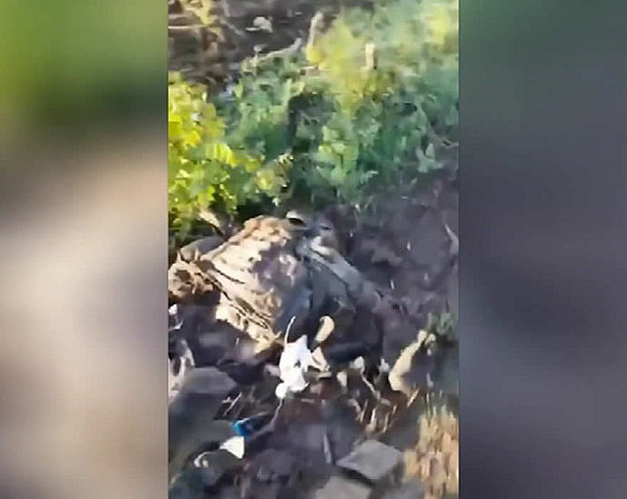 Rotting corpses of Russians