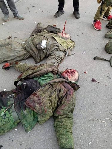 Killed Russian soldiers