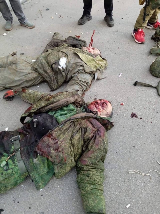 Killed Russian soldiers
