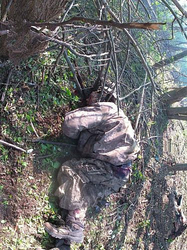 A killed soldier of the Armed Forces of Ukraine